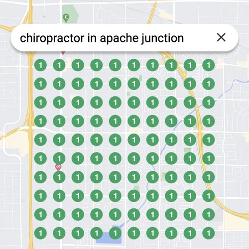 Prime position in local search for Apache Junction chiropractors