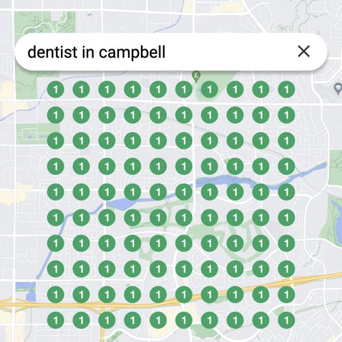 Prime position in local search for Campbell dentists