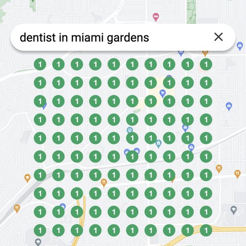 Prime position in local search for Miami Gardens dentists