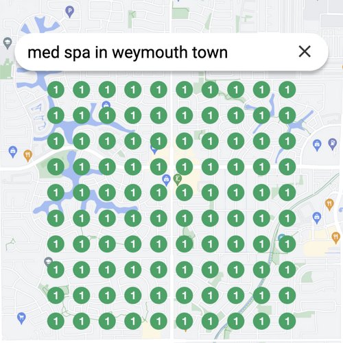 Prime position in local search for Weymouth Town med spas