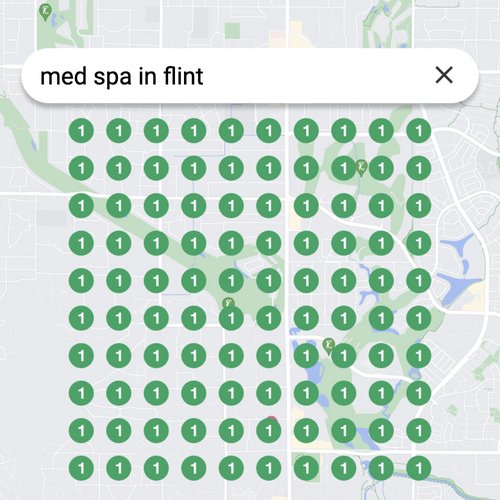 Leading Google Maps listing for beauty treatments in Flint