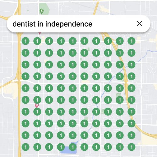 Ranking #1 as a dentist on Google Maps