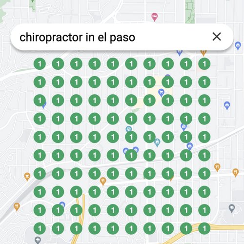 Top search result for chiropractic services in El Paso