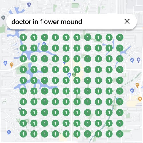 Top search result for medical services in Flower Mound