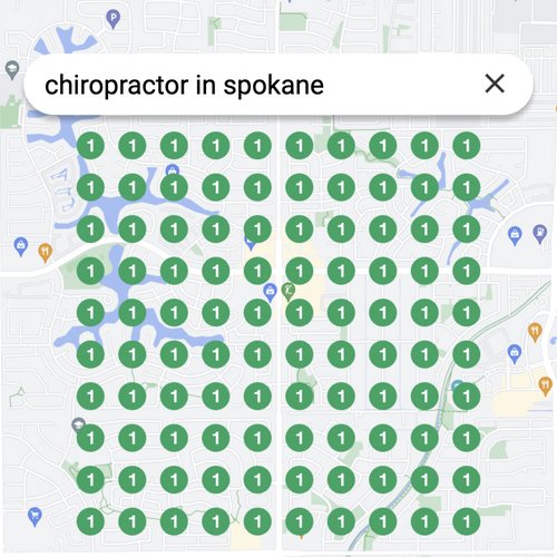 Prime position in local search for Spokane chiropractors